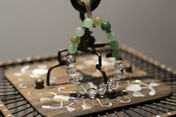 🌿 Natural Crystal Aventurine Gemstone Bracelet – Luck, Prosperity & Earth's Abundance 🌿