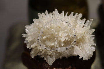 🔮 Natural Crystal Pure Clear Quartz Crystal Bracelet – Ultimate Energy Amplifier & Clarity